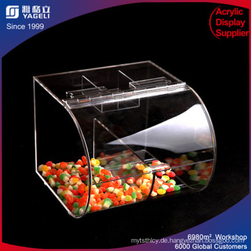 2,5 Gallone 2 Fächer Acrylic Candy Bin